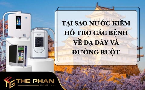 Tại Sao Máy Lọc Nước Kiềm Hỗ Trợ Các Bệnh Về Dạ Dày Và Đường Ruột?