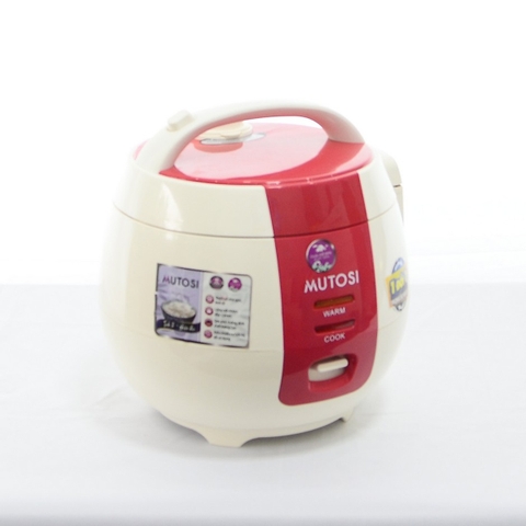 Nồi Cơm Điện Mutosi MR-12 - 1.2L, 2 Màu Đỏ và Tím