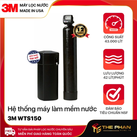 Hệ Thống Máy Làm Mềm Nước 3M WTS150