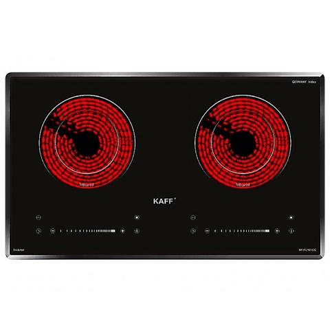 Bếp Điện Đôi KAFF KF-FL101CC - Kính cường lực chịu nhiệt siêu bền, Booster nấu nhanh