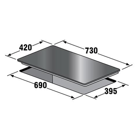 Bếp Điện Đôi KAFF KF-FL101CC - Kính cường lực chịu nhiệt siêu bền, Booster nấu nhanh