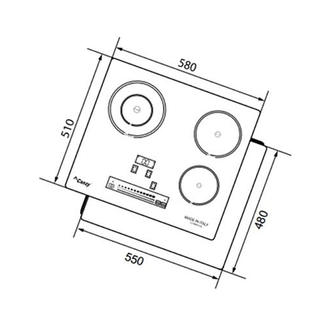 Bếp Điện Từ CANZY CZ-BMIX65I
