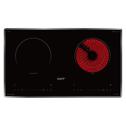 Bếp Điện Từ KAFF KF-FL101IC - 2 vùng nấu (1 điện + 1 từ), Kính cường lực chịu nhiệt siêu bền, Booster nấu nhanh, Inverter
