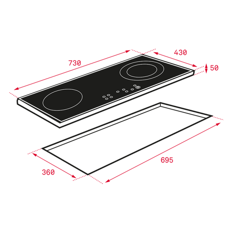 Bếp Điện Từ TEKA IZ7200 HL10210201
