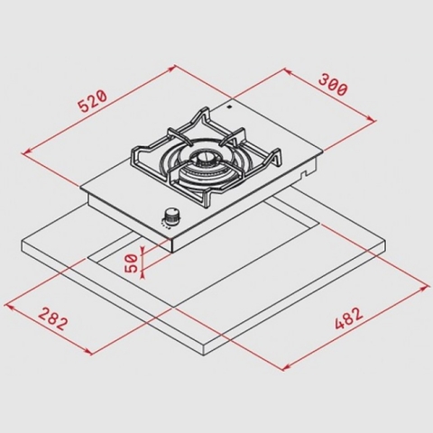 Bếp Gas TEKA - WISH CGWLUX3011 G40215010