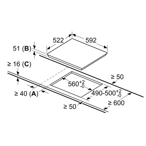 Bếp Từ 3 Vùng Nấu BOSCH PID631BB1E