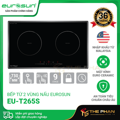 Bếp Từ Đôi Eurosun EU-T265S - Inverter thông minh