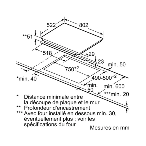 Bếp Từ 4 Vùng Nấu BOSCH PVS831FB5E