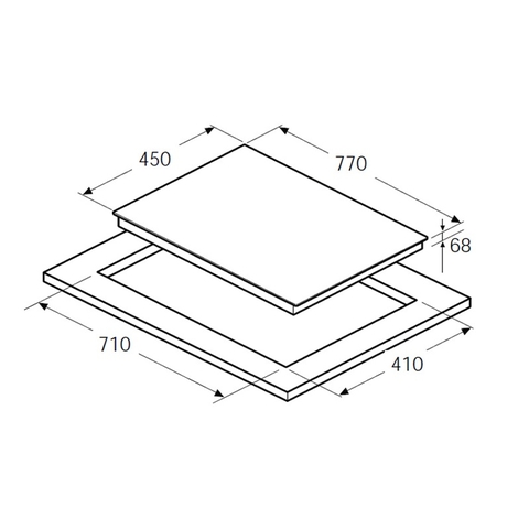 Bếp Từ Kết Hợp Điện Hafele HC-M772A 536.01.805 - 2 Vùng nấu