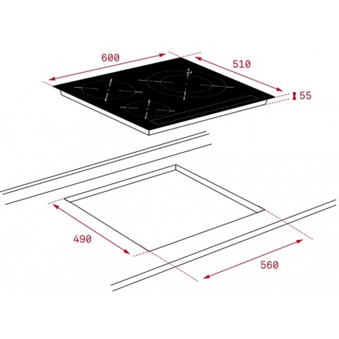 Bếp Từ TEKA WISH IR6320 10210174