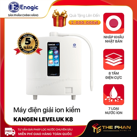 Máy Lọc Nước Điện Giải Ion Kiềm Kangen Enagic LEVELUK K8
