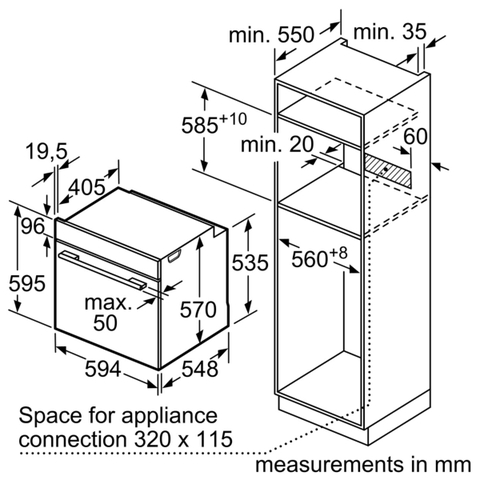 Lò Nướng BOSCH HBG5575S0A