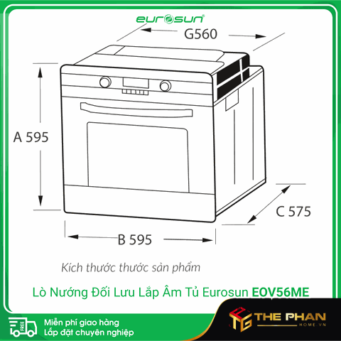 Lò Nướng Eurosun EOV65ME