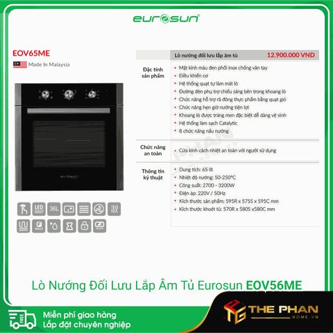 Lò Nướng Eurosun EOV65ME