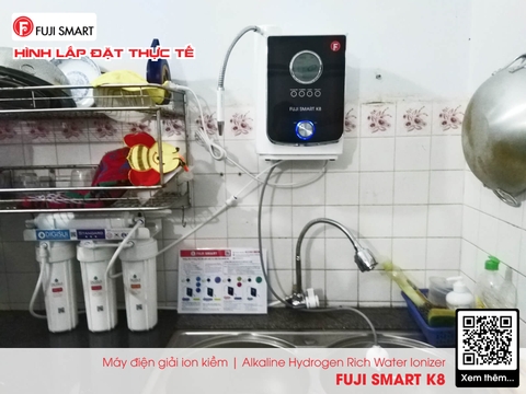 Máy Lọc Nước Điện Giải Ion Kiềm FUJI SMART K8