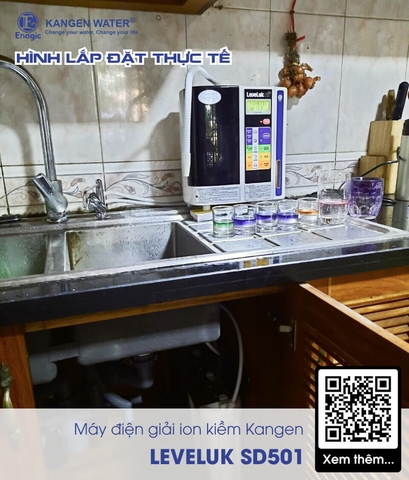 Máy Lọc Nước Điện Giải Ion Kiềm Kangen Enagic LEVELUK SD501