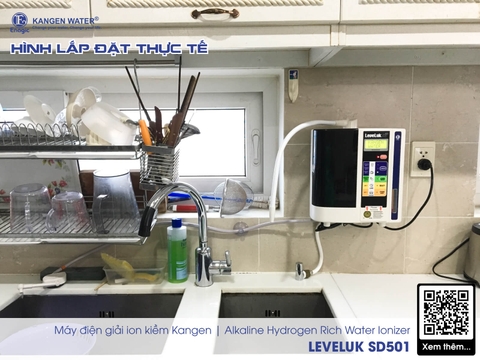 Máy Lọc Nước Điện Giải Ion Kiềm Kangen Enagic LEVELUK SD501