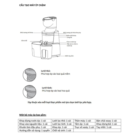Máy Ép Chậm CANZY CZ007R