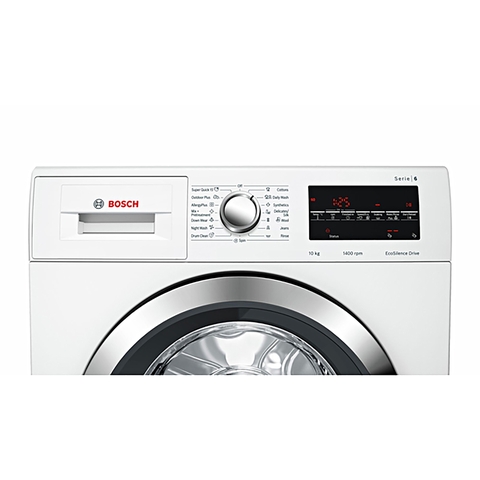 Máy Giặt 10KG BOSCH WAU28440SG - 9 chương trình giặt, Thêm đồ khi giặt, Động cơ EcoSilence + Chống rung