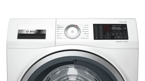 Máy Giặt Kết Hợp Sấy 10KG/6KG BOSCH WDU28560GB - 9 chương trình giặt, Thêm đồ khi giặt, Inverter, Động cơ EcoSilence