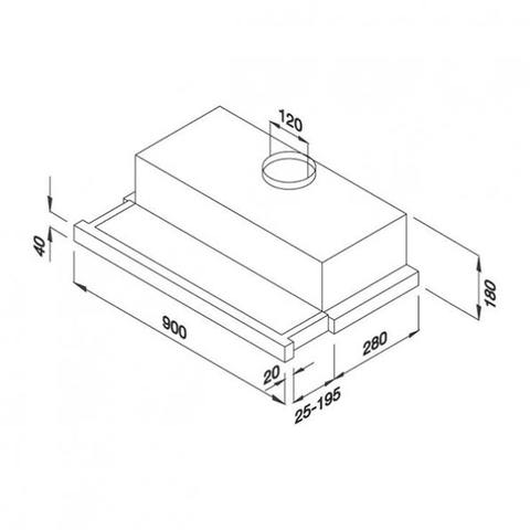 Máy Hút Khói Khử Mùi Âm Tủ Malloca K1506, K1507, K1509 - 500m³/h