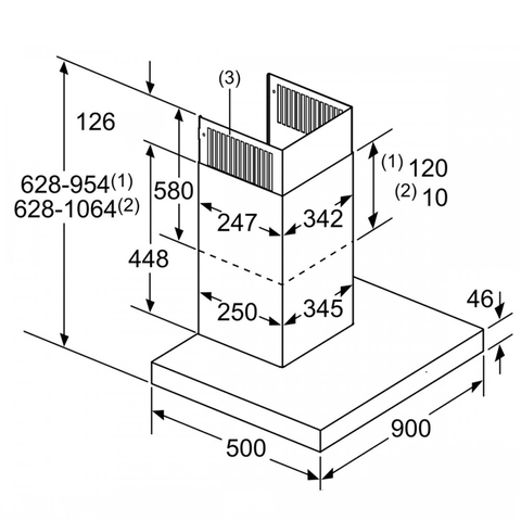 Máy Hút Mùi BOSCH DWB66DM50B