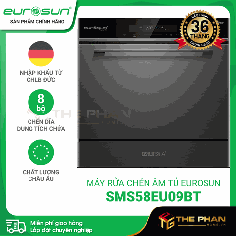 Máy Rửa Chén Eurosun SMS58EU09BT
