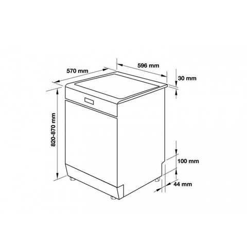 Máy Rửa Chén Độc Lập Hafele HDW-F60E 538.21.200 - Sức chứa 15 bộ