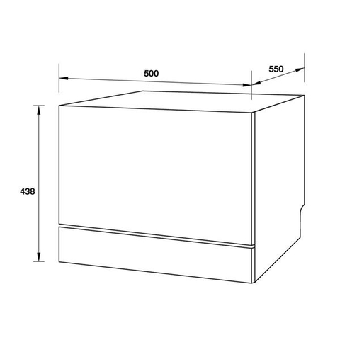 Máy Rửa Chén Hafele HDW-T50A 538.21.190 - Sức chứa 6 bộ