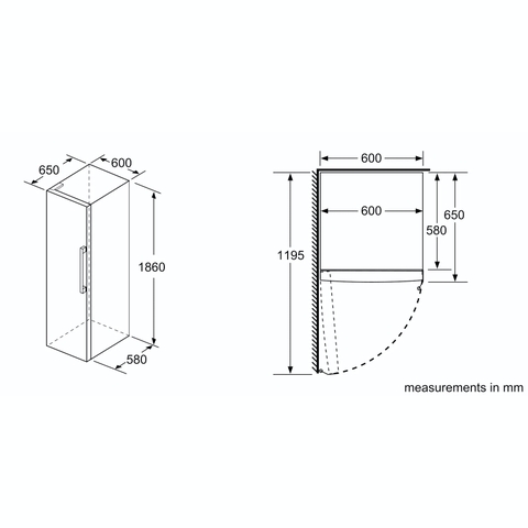 Tủ Lạnh BOSCH GSN36VI3P