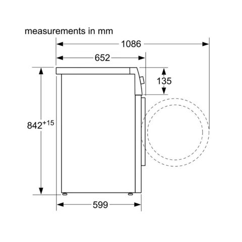 Máy Sấy Quần Áo BOSCH WTH85200GB