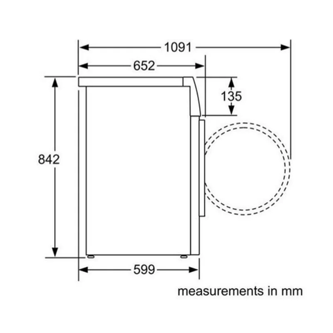 Máy Sấy Quần Áo BOSCH WTM85260SG