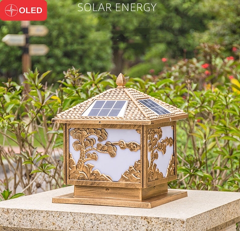 Đèn Trụ Cổng Năng Lượng Mặt Trời-  MS0001