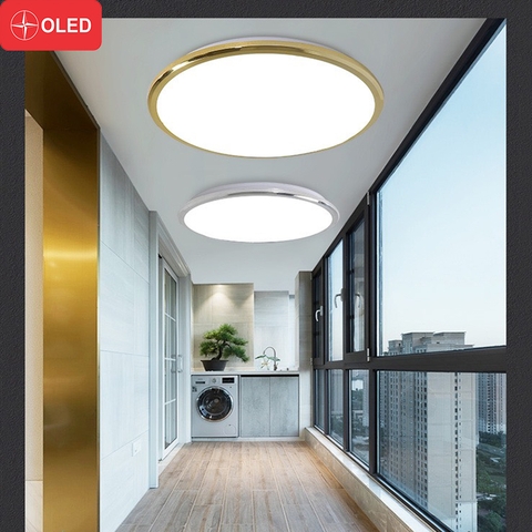 Đèn Ốp Trần Nổi Viền Vàng Trong - OT450VVT3M