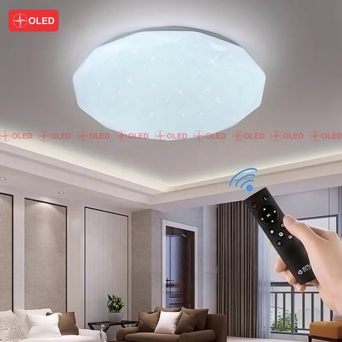 Đèn Ốp Nổi Kim Cương Không Viền