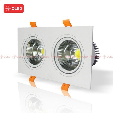 Đèn LED Downlight Âm Trần 10W*2 - DOLCOB