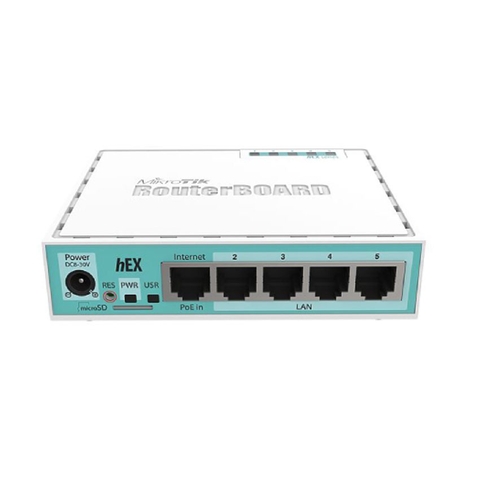 Router cân bằng tải Mikrotik hEX RB750GR3