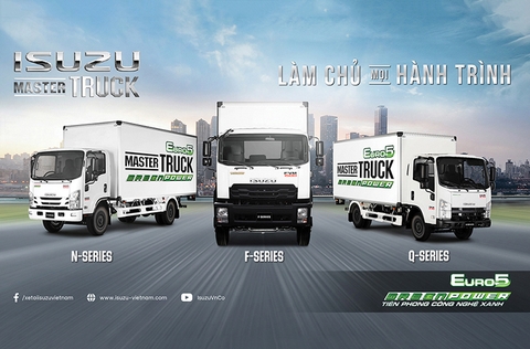 ISUZU VIỆT NAM GIỚI THIỆU THẾ HỆ XE TẢI MỚI ISUZU MASTER TRUCK GREEN POWER EURO5 ĐẦU TIÊN TẠI VIỆT NAM
