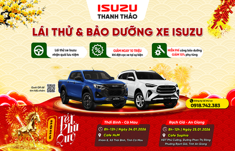 SỰ KIỆN LÁI THỬ XE CHÀO MỪNG TẾT BÍNH NGỌ 2026🚚