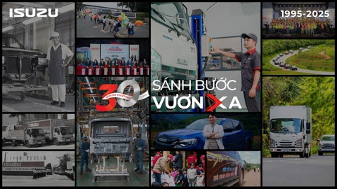 ISUZU VIỆT NAM KỶ NIỆM 30 NĂM ĐỒNG HÀNH CÙNG SỰ PHÁT TRIỂN CỦA NỀN KINH TẾ VIỆT NAM
