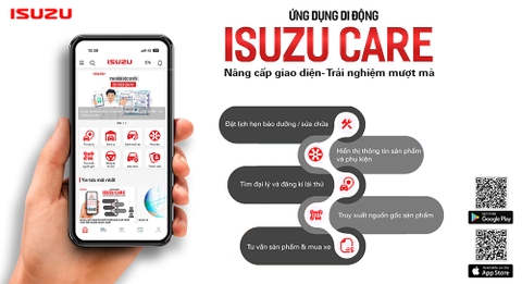 ISUZU VIỆT NAM RA MẮT PHIÊN BẢN NÂNG CẤP CỦA ỨNG DỤNG ISUZU CARE