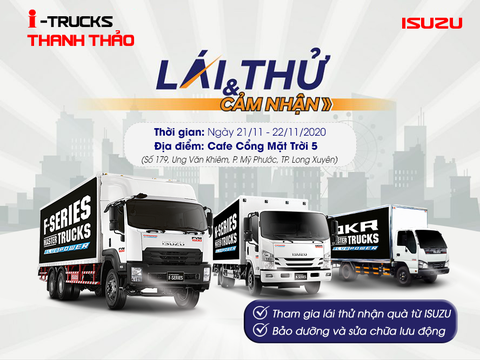 LÁI THỬ VÀ BẢO DƯỠNG LƯU ĐỘNG XE ISUZU TẠI AN GIANG T11.2020