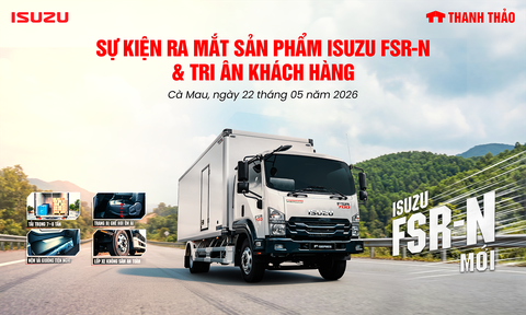 ✉️ THƯ MỜI THAM DỰ SỰ KIỆN: RA MẮT ISUZU FSR-N & TIỆC TRI ÂN KHÁCH HÀNG 🥂