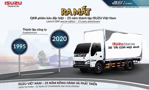 25 NĂM THÀNH LẬP - ISUZU RA MẮT QKR PHIÊN BẢN ĐẶC BIỆT
