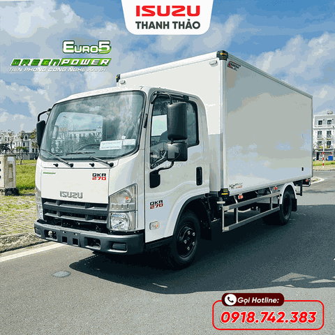 Xe tải Isuzu QKR270 Bảo Ôn - Tải 2.45 tấn - Thùng dài 4m3