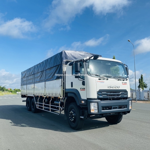 Xe tải Isuzu FVM1500 Mui Bạt Bửng Nhôm - Tải trọng 16 tấn