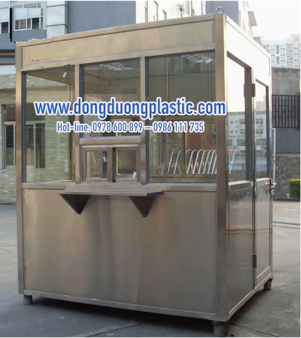 Cabin bán vé inox cao cấp BDI-16