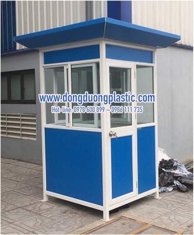 Bốt gác bảo vệ khung thép ốp Alu BOD-02GV