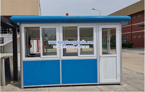Bốt gác bảo vệ khung thép bo tròn 4 góc cao cấp BOD-01BT