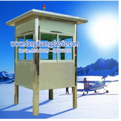 Cabin bốt gác inox chân cao quan sát BDI-18